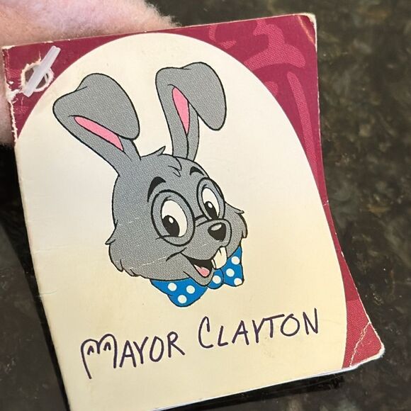 Give Kids the World Village 2014 Mayor Clayton Plush Bunny Rabbit 11" NEW NWT - Picture 8 of 10